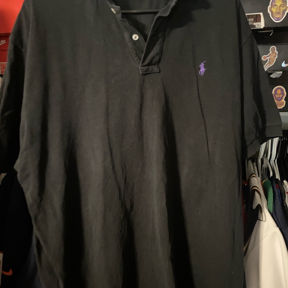 Ralph Lauren Polo Men's Black polo Shirt
